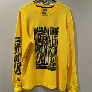 Nike ACG Thermal Waffle Long Sleeve Yellow
